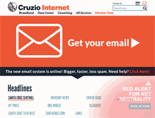 Tablet Screenshot of cruzio.com